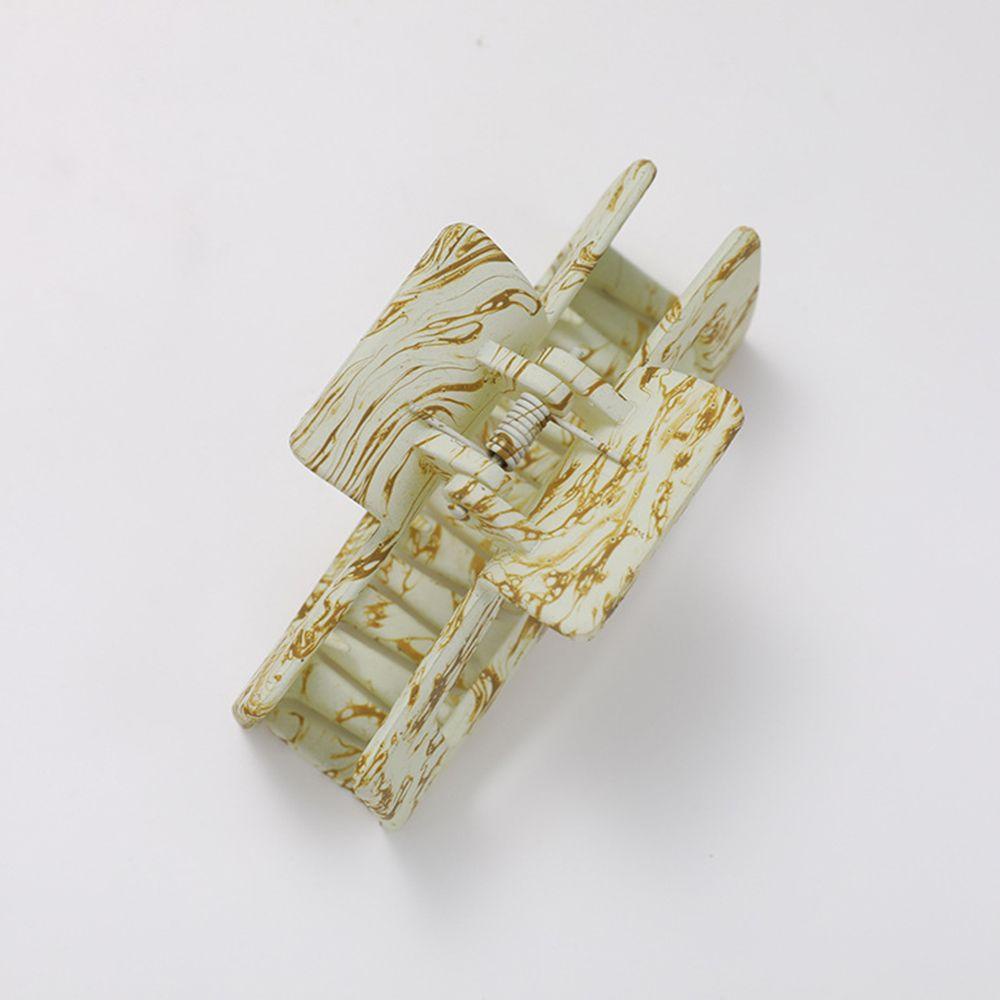 Kẹp tóc hỗ trợ rửa mặt Rửa Mặt Acrylic In Họa Tiết Mực In WMES15H Phong Cách Hàn Quốc Cổ Điển