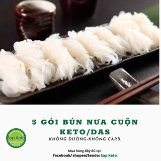 5 gói bún nưa cuộn vị nguyên keto/das