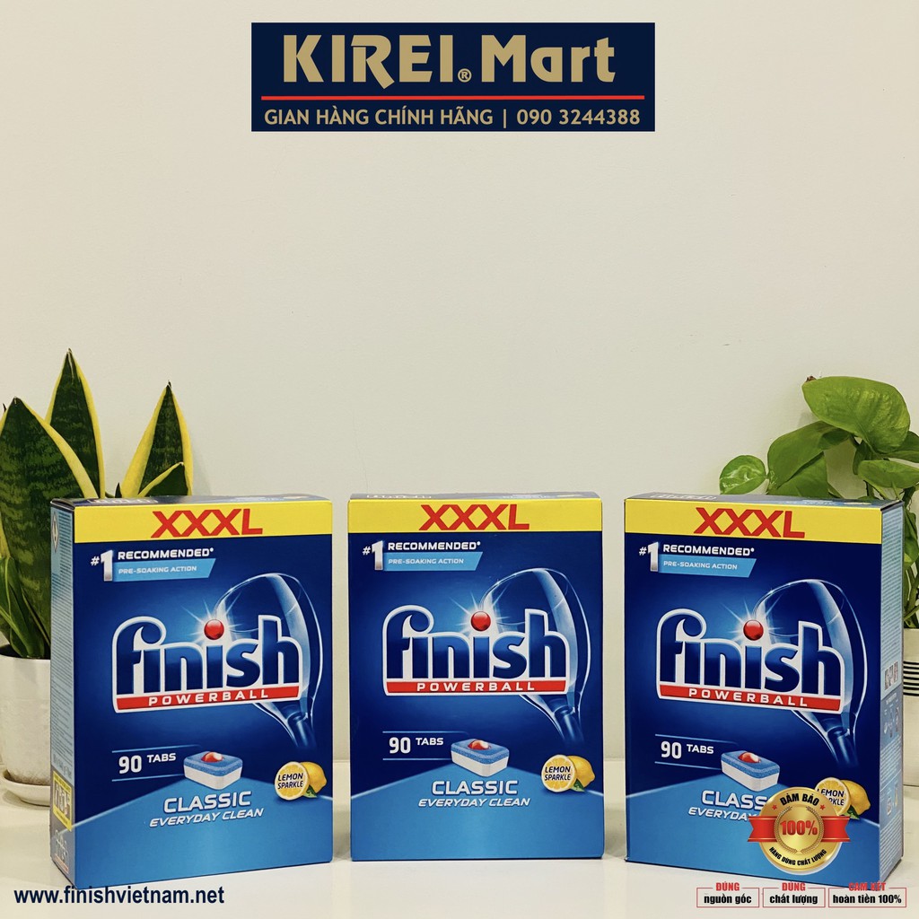 Viên rửa bát Finish Classic - 90 viên / Hộp | BigBuy360 - bigbuy360.vn
