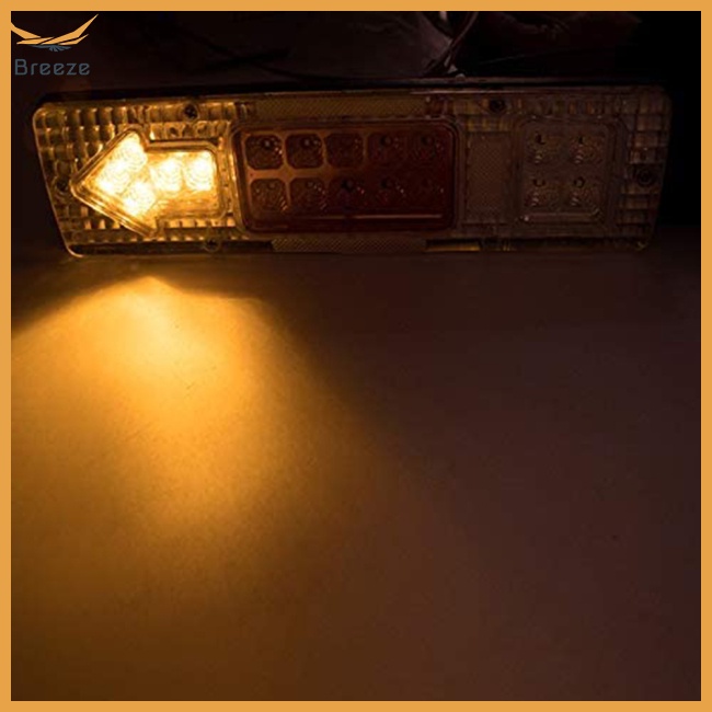 1 Cặp Đèn Tín Hiệu 12v 131 Bóng Led Ip65 Gắn Đuôi Xe Tải/Xe Tải Chống Nước
