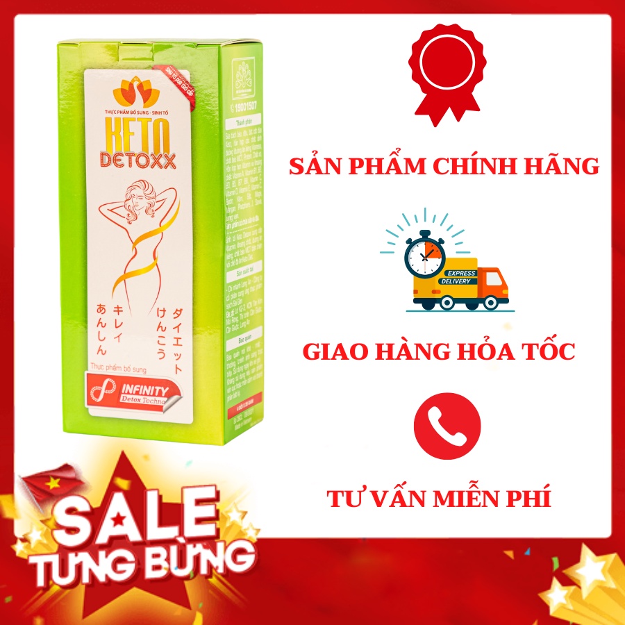 Sinh tố giảm cân Keto Detoxx - ❤️Sinh tố đốt mỡ cấp tốc hiệu quả {Chính hãng}❤️- An toàn cho sức khỏe