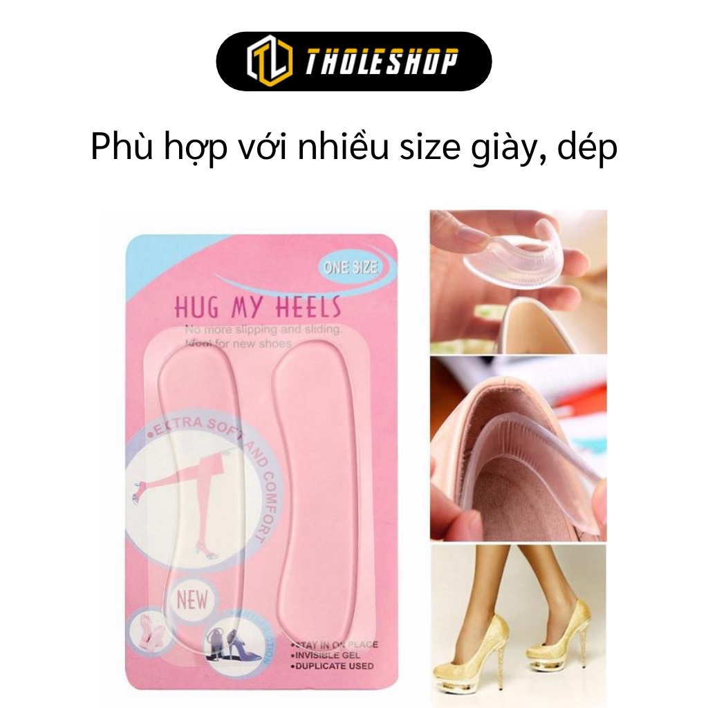 Miếng Lót Gót Giày - Miếng Lót Silicone Hug My Heels Chống Chống Trầy Gót Sau Và Chống Tuột 3339