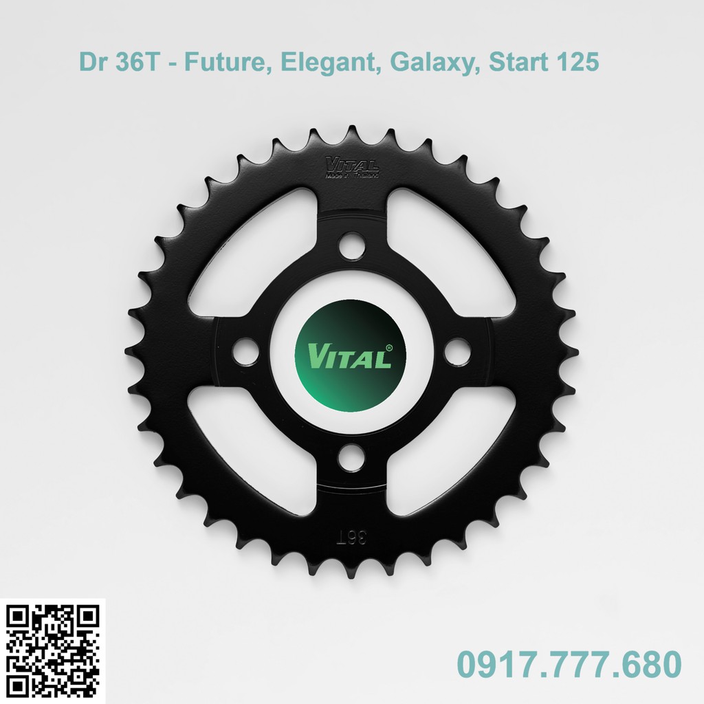 dĩa tải wawe nhỏ /Dream/Future/WRS TQ/ex50 TQ (28T - 37T) Chính hãng VITAL Thái Lan