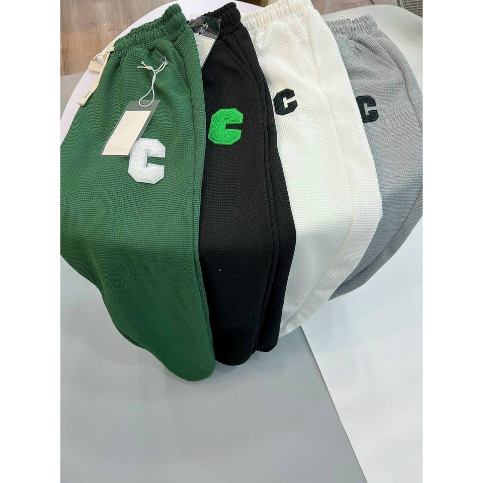 Quần Jogger chữ C quầnQuần Jogger chữ C quần ống rộng bo chun dáng thể thaoống rộng bo chun dáng thể thao M21