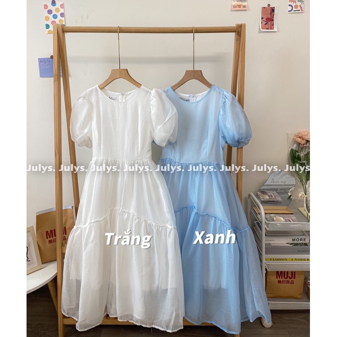 Đầm babydoll voan tơ dáng dài Julys (ảnh THẬT kèm video)