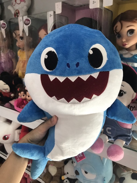 Gấu bông baby shark- pinkfong,cá mập bông đáng yêu ảnh thật , gấu nhồi bông quà tặng