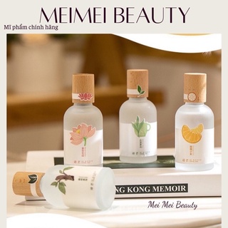 Nước Hoa Body Mist Shimang Trà Thơ Mẫu Mới Nắp Gỗ Thân Thủy Tinh Vỏ Mờ Sang Trọng Nh8 Xịt Thơm Body Mist