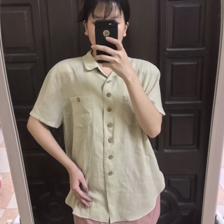 Sơ mi voan 2nd thanh lí sz l b0