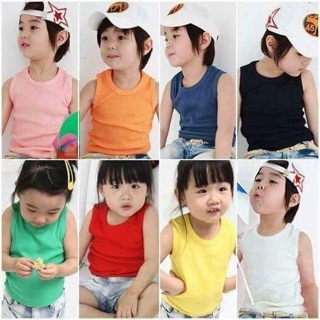 combo 4 áo ba lỗ bé trai, bé gai