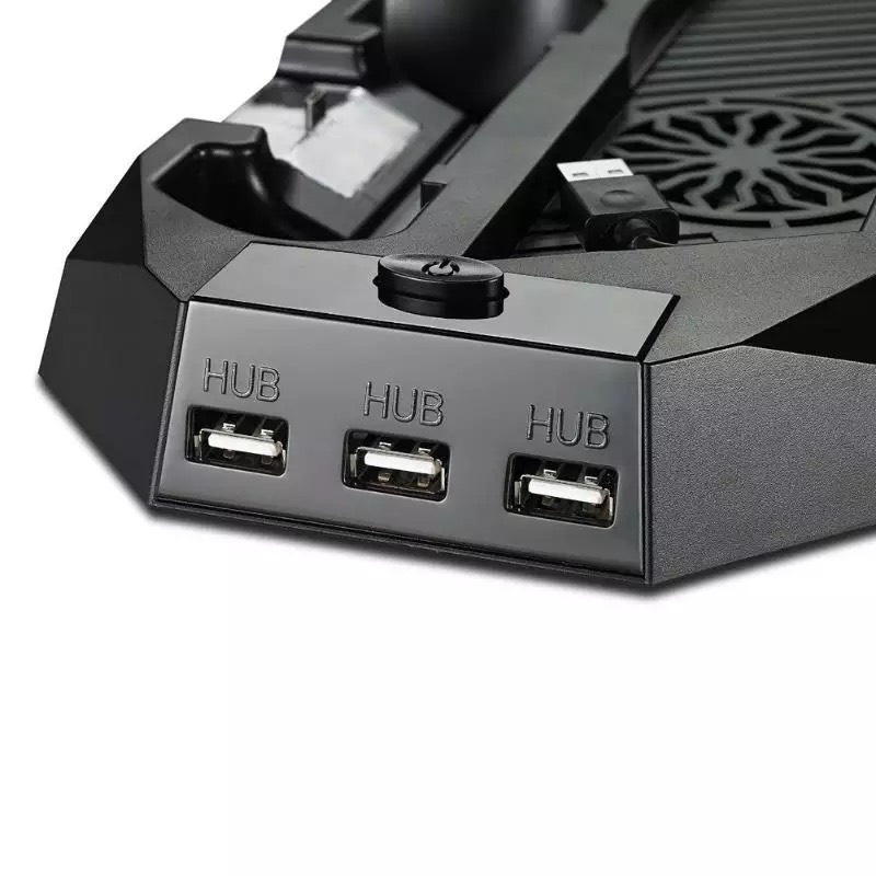 Đế tản nhiệt PS4 Fat , Quạt làm mát PS4, 3 cổng usb, 2 quạt làm mát cao cấp