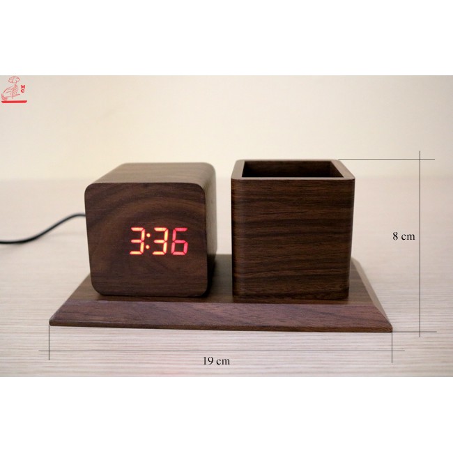 ĐỒNG HỒ ĐIỆN TỬ HỘP BÚT VUÔNG (4 MÀU)