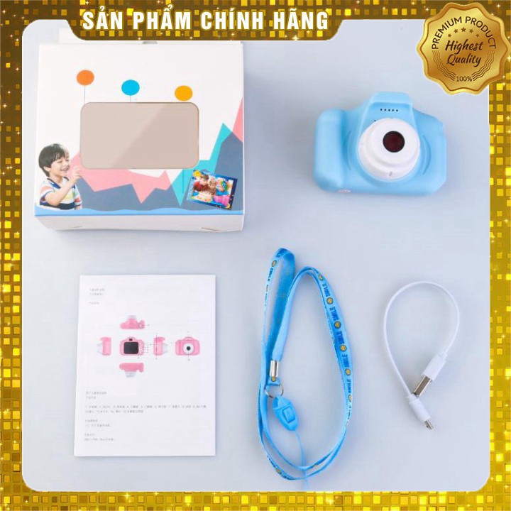 Máy ảnh kỹ thuật số mini 2.0 inch 1080P có 3 màu cho bé | BigBuy360 - bigbuy360.vn