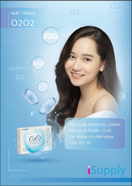 KÍNH ÁP TRÒNG - LENS TRONG SUỐT - KO MÀU