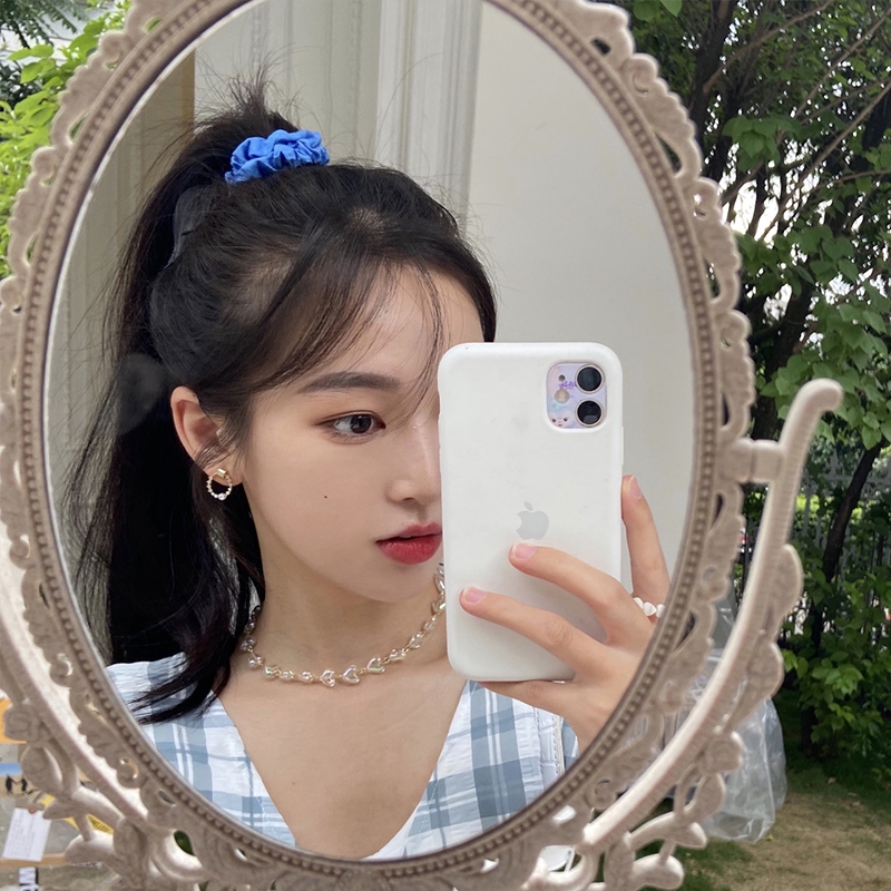 Set 3 Dây Buộc Tóc Co Giãn Thời Trang Vintage Cho Nữ