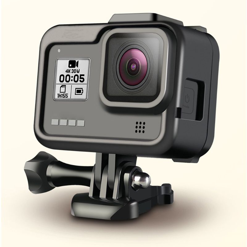 Khung bảo vệ bằng nhựa màu đen cho gopro hero 8