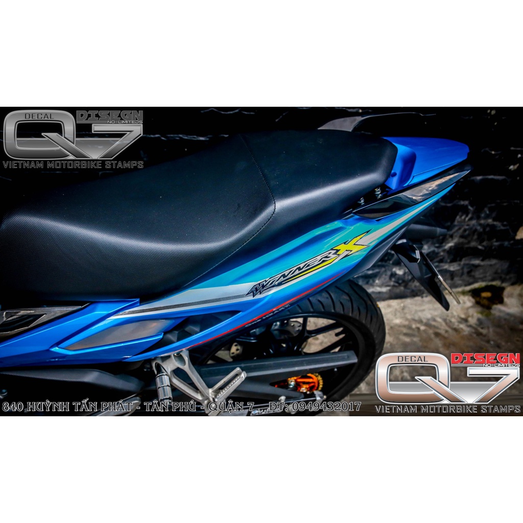 TEM RỜI WINNER X XANH ĐEN