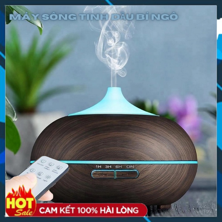 Máy Xông Tinh Dầu MKT15V Siêu Âm Phun Sương Dung Tích 550ml Kèm Điều Khiển(BH 12 Tháng)