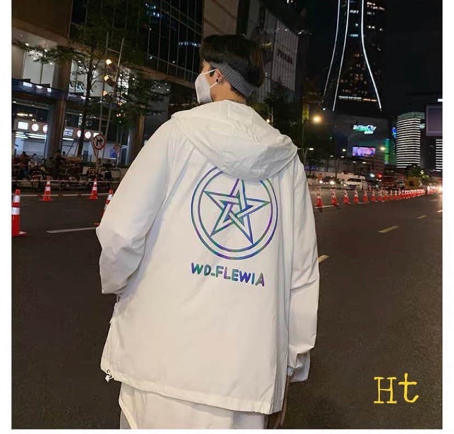 Áo gió Phản quang Sao 7 màu H2D988