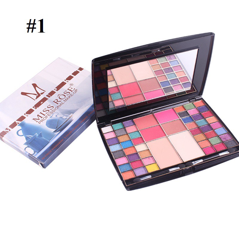 Kit trang điểm 48 màu mắt,4 phấn má hồng và 2 phấn nền Miss Rôse MR14Y | BigBuy360 - bigbuy360.vn