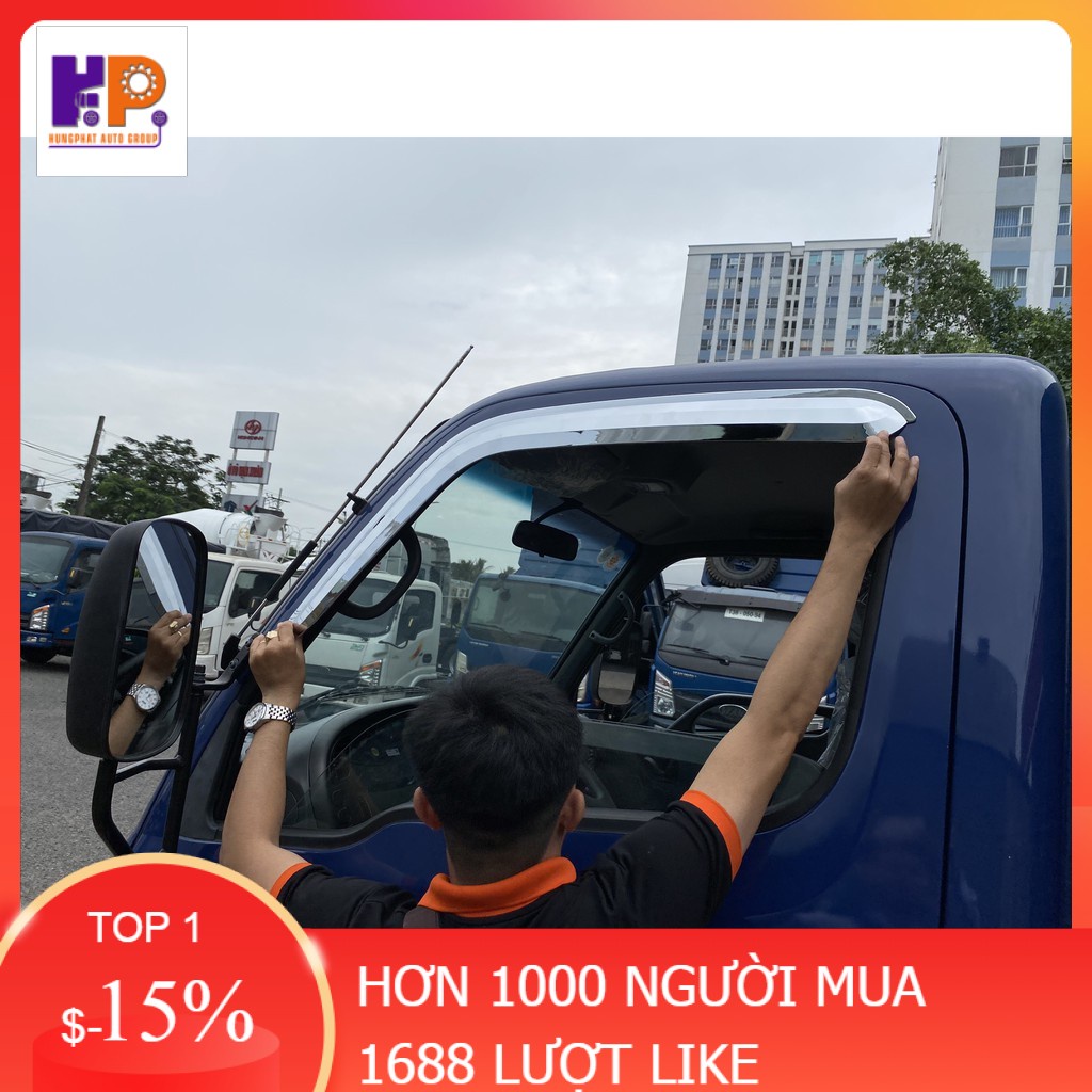 ỐP VÈ CHE MƯA CHO XE TẢI HYUNDAI N250, N250SL - HÀNG CHÍNH HÃNG HQ 100%