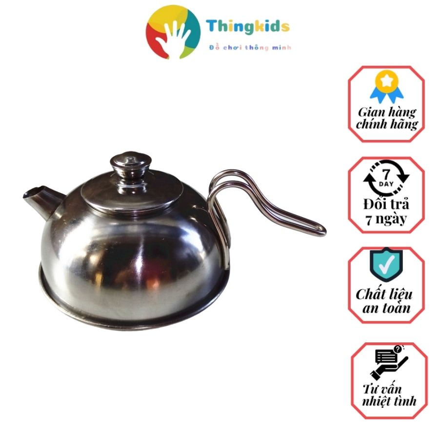 Bộ đồ chơi nấu ăn xoong nồi inox 40 chi tiết- Thingkids