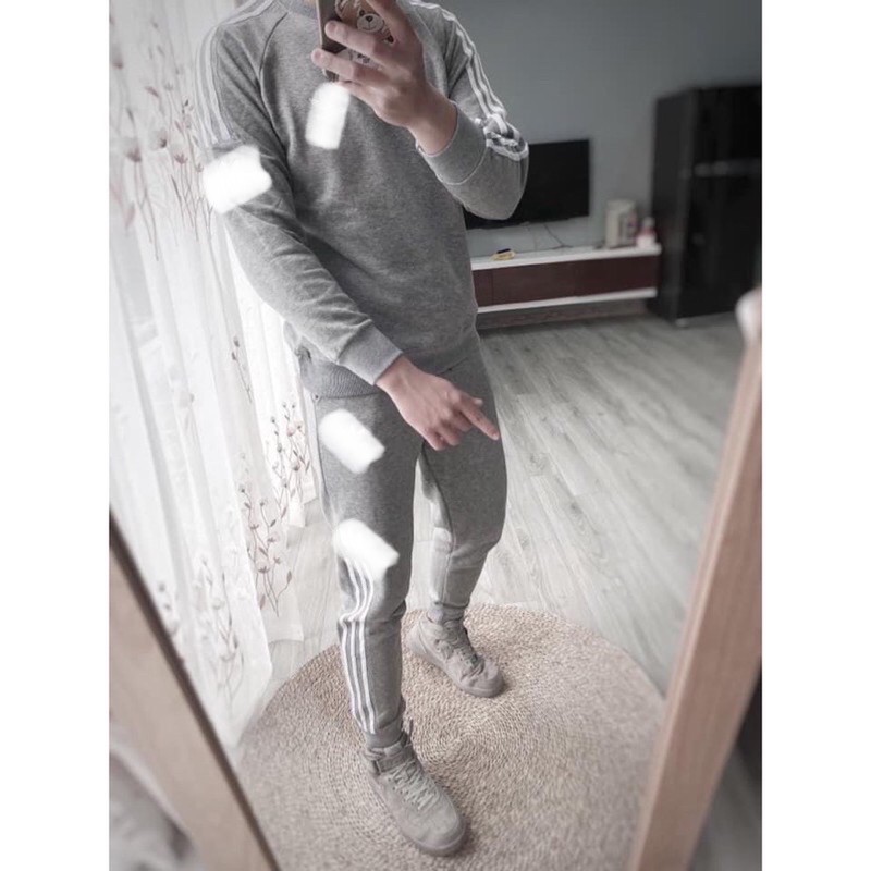 BÁN SỈ BỘ THỂ THAO Đ.A.S NỈ BÔNG 2 MÀU ĐEN GHI CHO NAM | BigBuy360 - bigbuy360.vn