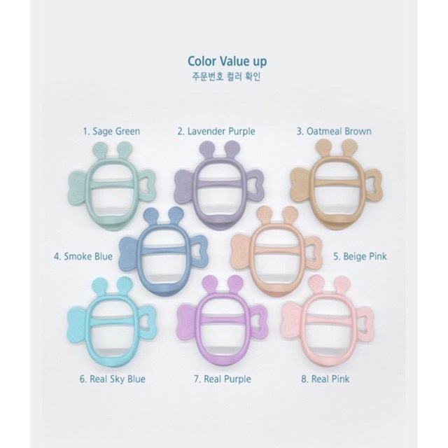 Kèm Case thỏ - Gặm Nướu MAMASTEM/ Gặm JemJem Nabi Monster Hàn