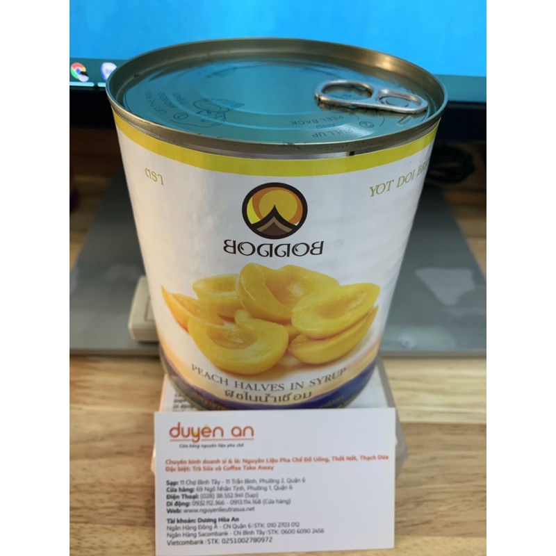 Đào Ngâm BoddoB Thái Lan Lon 820g | BigBuy360 - bigbuy360.vn