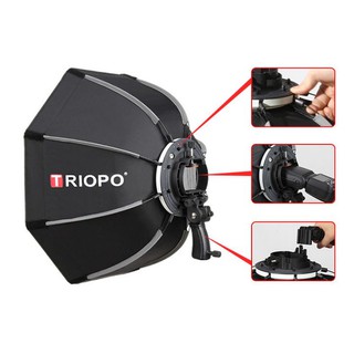SOFTBOX BÁT GIÁC TRIOPO KS65 CHO ĐÈN FLASH SPEEDLITE HL Studio