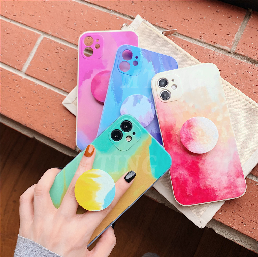 Ốp điện thoại TPU mềm in hình mưa nhiều màu cho Huawei Nova 7SE 7i 5T 3i Y9 Prime 2019 Mate 30 Pro