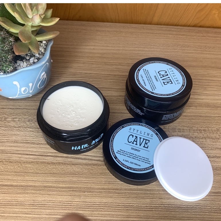 Sáp Vuốt Tóc Nam Styling Cave DEQRQY 100ml