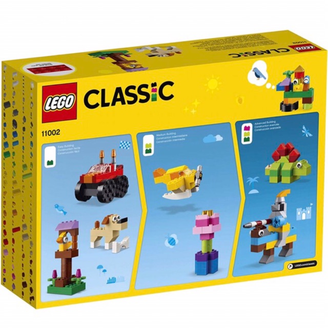 ‼️HÀNG CHÍNH HÃNG‼️ BỘ GẠCH LẮP RÁP LEGO CLASSIC 11002 SÁNG TẠO VÔ TẬN