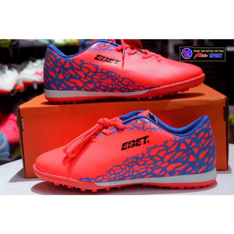 Giày đá bóng ebet - cam xanh(size38-43)