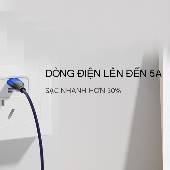 Dây Sạc Micro USB IBESKY LS32 X14 , Cáp Sạc 5A Dài 1M2 Cho Android Chính Hãng