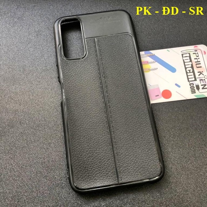 Ốp Lưng Vivo Y12s - Y20 - Y20s Dẻo Giả Da AutoFocus Cao Cấp Giá Rẻ