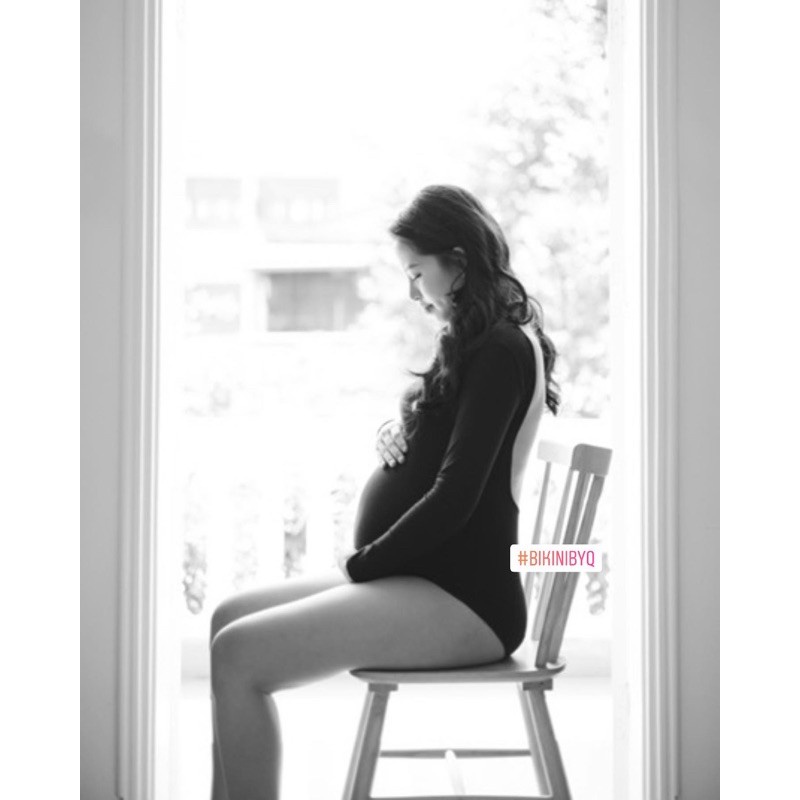 □┅☽Bodysuit bầu cổ lọ hở lưng ( hình khách feedback ) có sẵn | BigBuy360 - bigbuy360.vn