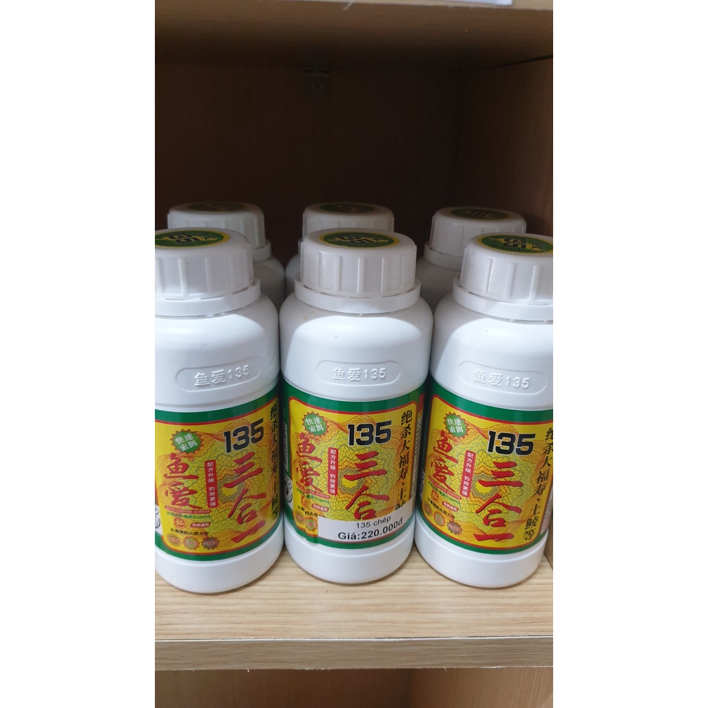 Hương liệu 135, tinh mùi 135 chuyên chép, trôi, rô phi 300ml