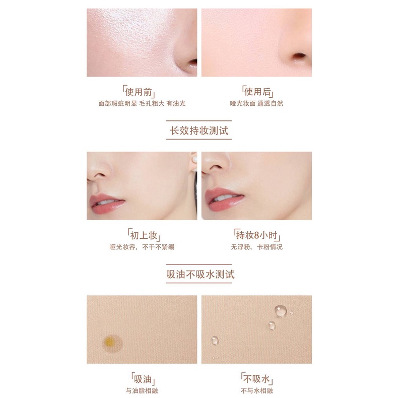 Phấn Phủ Dạng Nén Kiềm Dầu Che Khuyết Điểm Cho Da