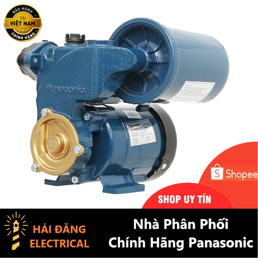 Máy bơm Tăng Áp Panasonic - A-200JAK - Công suất 200W - Nhập khẩu Indonesia - Bảo hành chính hãng Panasonic 12 tháng