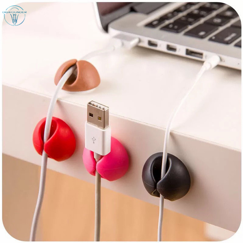 Dụng Cụ Kẹp Giữ Dây Cáp Gọn Gàng Tiện Lợi Bằng Silicon