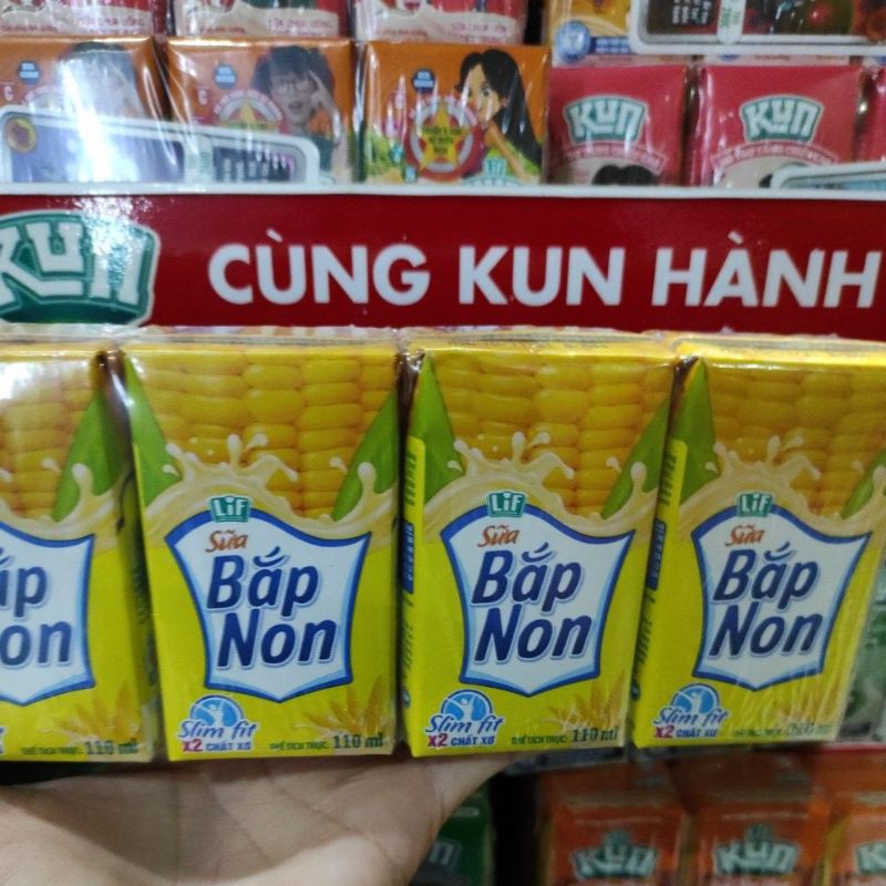 [Mã 66FMCGSALE hoàn 8% đơn 500K] Sữa Kun Lif hỗ trợ tăng chiều cao 110ml x 4 hộp (nhiều vị)