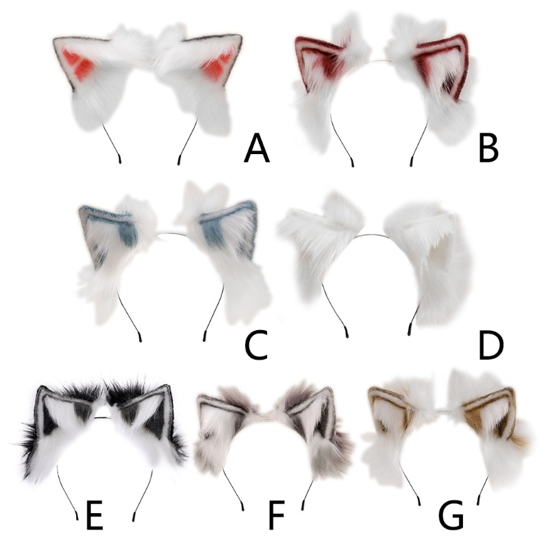 Băng Đô Tai Mèo Giả Lông Hóa Trang Halloween