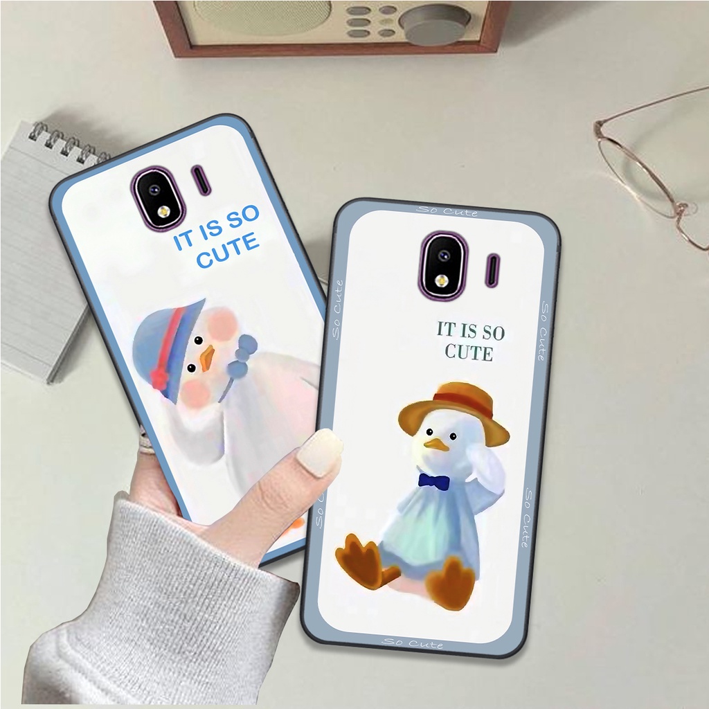Ốp Samsung J4 2018 bộ hình cute dễ thương gấu thỏ xinh xắn vẽ tay lạ mắt