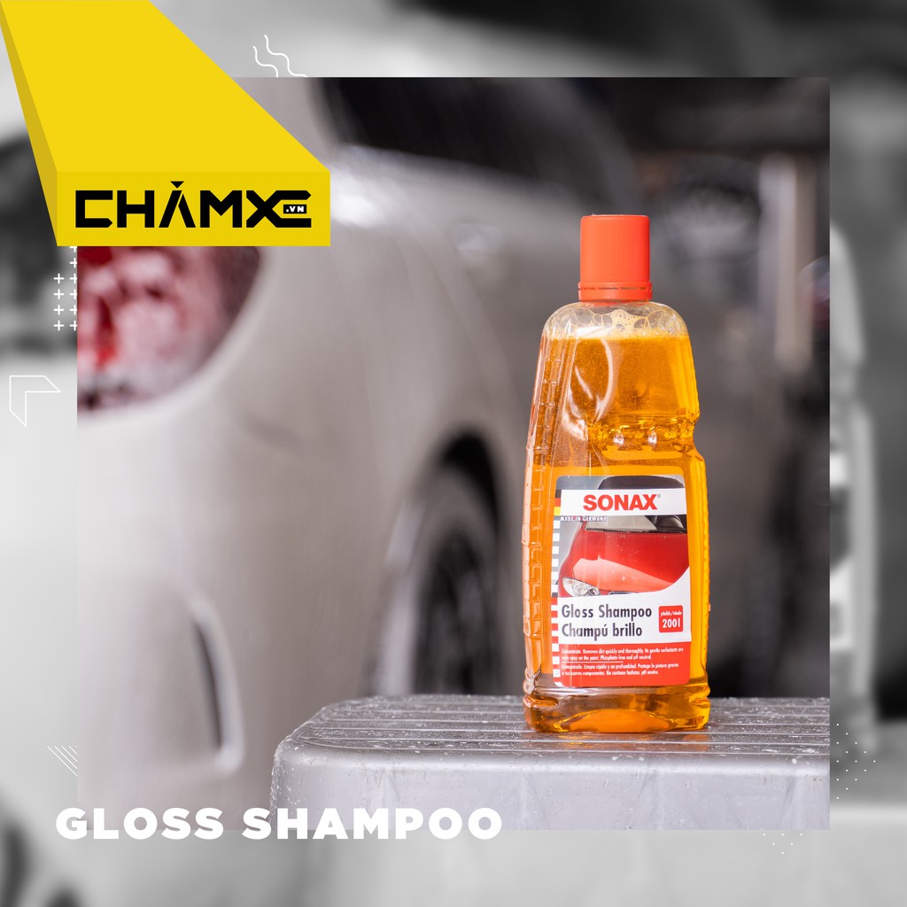 Xà bông rửa xe - Sonax Gloss Shampoo