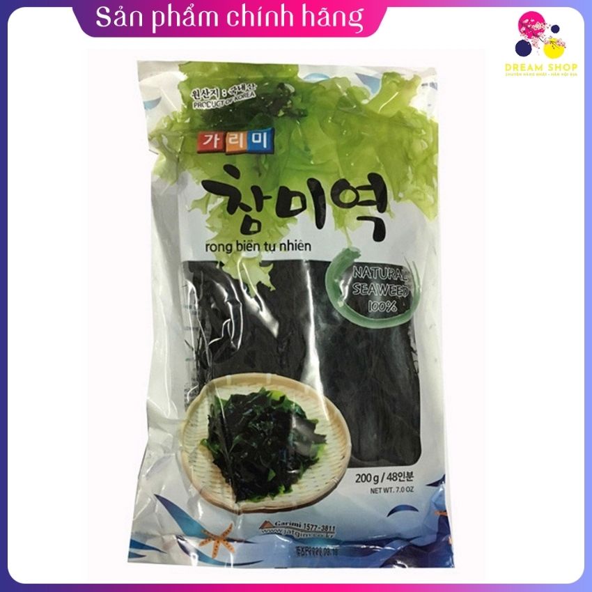 Rong biển tự nhiên nấu canh Garimi 200g Hàn Quốc