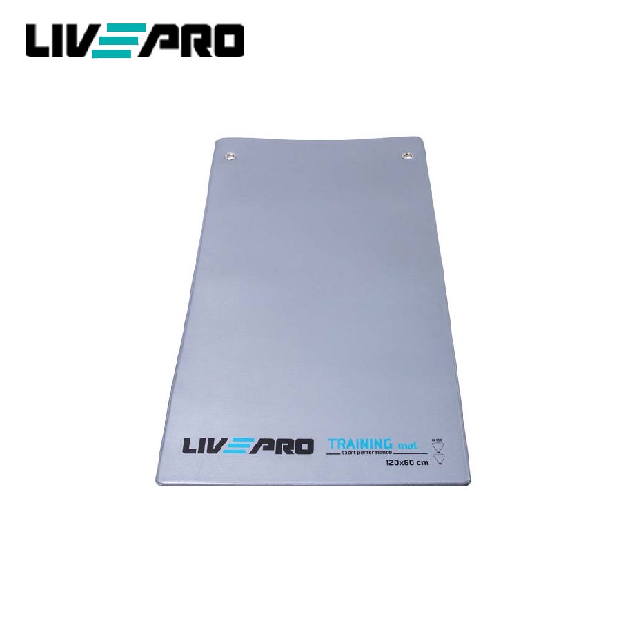 Thảm tập gym yoga chống trượt không thấm nước cao cấp có mắt treo Livepro Chính Hãng Mã LP8220 HANGING CORE MAT