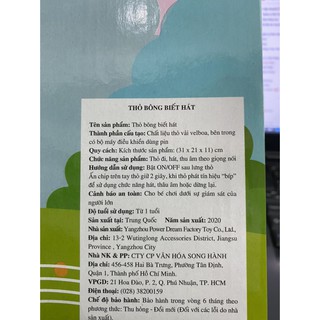 THỎ BÔNG BIẾT HÁT BIẾT.ĐI