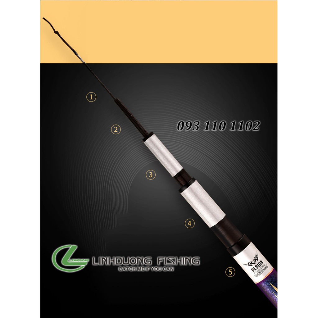 Cần câu tay Song Bảo - Kinh Lôi siêu nhẹ độ cứng 3H tinh tế.