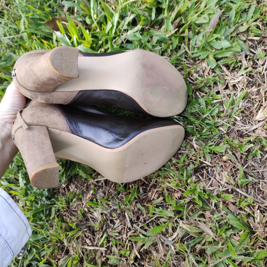 Boots Bốt size 36 Da thật second-hand B083- Đồ Si Bon