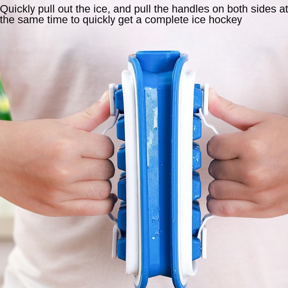 Khuôn Silicone Làm Đá Viên 36 Ngăn Tạo Hình Chai Nước Sáng Tạo